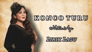 Konco Turu | Mutia Ayu (Lirik Lagu)