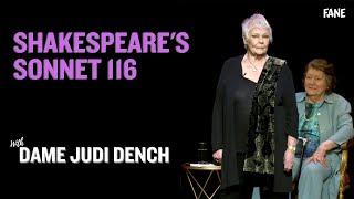 Judi Dench | Shakespeare's Sonnet 116 (Live at the London Palladium)