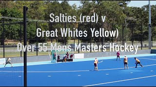 Salties v Great Whites. Mens Masters Hockey. Over 55 Div. Gold Coast 2021