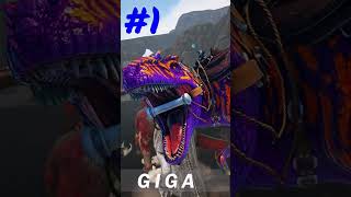 TOP 5 MUST HAVE PVP DINOS! #shorts #short #arksurvivalevolved #ark