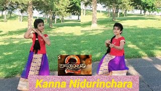 Kanna Nidurinchara dance by Aadya| Baahubali 2 telugu video song | Easy classical Steps dance cover