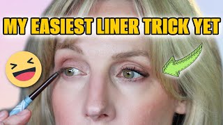 Easiest Liner Trick to Lift Your Eyes! | Hooded eyes, Sensitive Eyes, Mature Skin