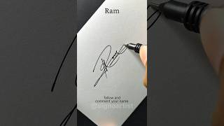 Ram name signature style #signoartist #signature