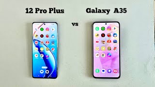 Samsung A35 vs realme 12 Pro Plus | Speed Test