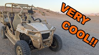 What is a MRZR D4 SxS Military Vehicle?