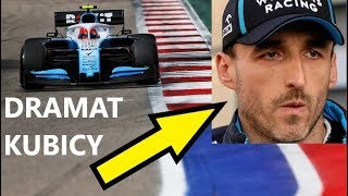 DRAMAT!! Robert Kubica wycofany z wyścigu przez Williamsa