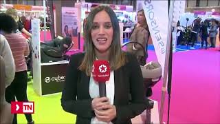 Entrevista para Telemadrid en la Feria de bebés y mamás