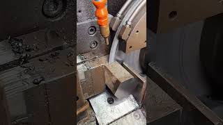 Cold saw cutting hexagon process of - Good Tools and Machinery make work easy.