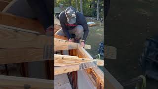 How to install trusses. #diy #construction #tools