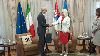 Mihajlovićeva i novi ambasador Italije o unapređenju saradnje u energetskom sektoru i investicijama