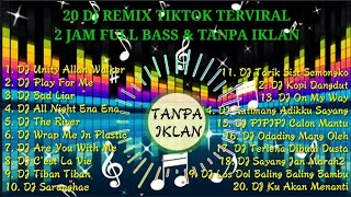 2 JAM DJ REMIX TIKTOK TERVIRAL TANPA IKLAN FULL BASS | UNITY ALLAN WALKER | C'EST LA VIE | SARANGHAE