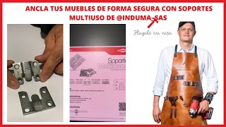 Ancla Tus Muebles de Forma Segura con Soportes Multiuso de @induma_sas