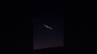 Is It some comet or what over the sky of oregon