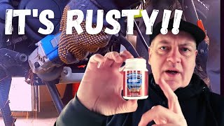 Fix Motorcycle Rust - Kurust Hammerite - Hammerite Smooth - Royal Enfield Himalayan Motorbike.