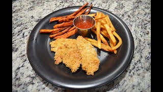 How to Make Crispy Chicken Fingers & Perfectly Golden French Fries | Easy Homemade Recipe!