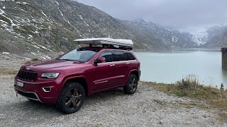 Wild camping by the river and visiting an amazing glacier up in Grimselpass,Swiss amazing nature.