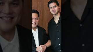 ketum pssi erick thohir salaman dengan kevin diks