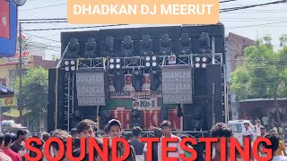 DHADKAN DJ MEERUT IN MORADABAD KAWAD YATRA 2023/ KHATARNAK SOUND🔥PUBLIC HUI DEWANI ||#VIRAL#trending