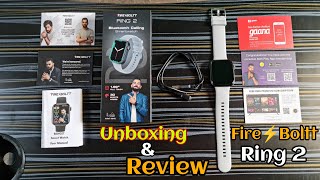 Fire-Boltt Ring 2 Unboxing & Review ⚡️ Best Budget Smartwatch with Bluetooth Calling Feature!