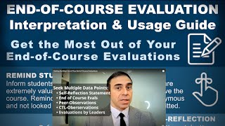 Getting the Most Out of Your End-of-Course Evaluations