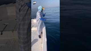 See tuna fishing at sea😱🎣#fishvideo #tuna #fishing #foryou #sea #tunafish #uae