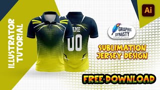 Sublimation Jersey Design | Adobe Illustrator | Tutorial | Sublimation Printing