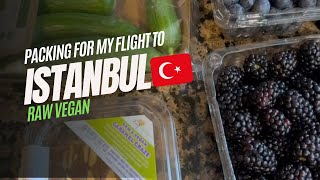 Packing For My Flight To Istanbul, Turkey  Raw Vegan