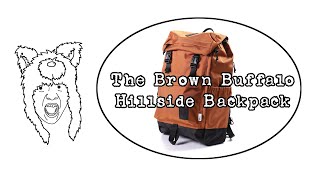 The Brown Buffalo Hillside Backpack in Sunset