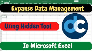 Expanse Data Management In Excel Using Hidden Tool | Excel Data Management