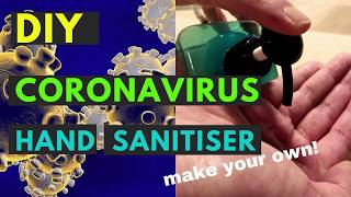 DIY Hand Sanitiser Protects Against Coronavirus!