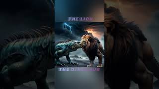 ✅ The Lion and Dinosaur Hybrid Beast Fusion #ai #shorts #viral