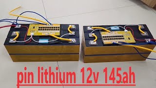 pin lithium 12v 145ah siêu nhẹ chỉ nặng 6,5 chuyên đánh giun giá chỉ 3tr9