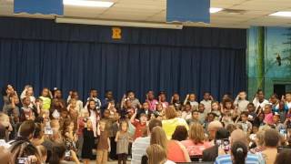 2016 Rosewood Elementary School Kindergarten Graduation Performance 8