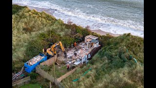 Last Home Demolished in Hemsby