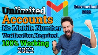 Create Unlimited Gmail Accounts Without Phone Number Verification | Unlimited Gmail Trick 2022