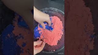 Pink & blue reforms #asmr #satisfying #asmrcommunity #oddlysatisfying #chalkart