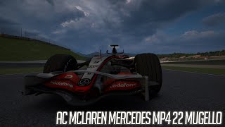 Assetto Corsa | F1 McLaren Mercedes MP4/22 on Mugello | Ultra graphics ( HD | 4K )