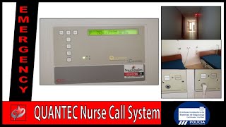 QUANTEC NURSE CALL SYSTEM - Sistema de Chamada de Emergência/Enfermagem e WC Deficientes