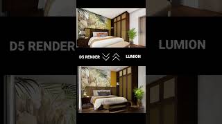 D5 Vs LUMION render interior design