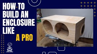 CLEAN SUBWOOFER ENCLOSURE for (2) SUNDOWN AUDIO X.V3 15s BASS BOX BIG BASS | HOW TO BUILD BOX | LOWS