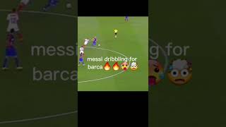 messi dribbling for psg vs barcelona