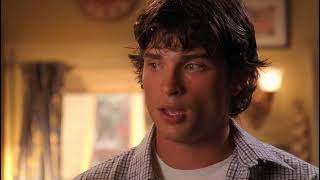 Smallville 4x02 - Clark explains to the Kents they took separate showers