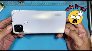 😂restoration oppo a15 cracked phone,😱how to restoration oppo a15 cracked phone.