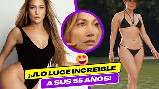 Los SECRETOS de JLo para lucir INCREÍBLE a los 55 AÑOS👙👑🤩