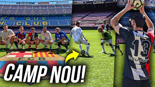 WIR SPIELEN FUßBALL IM CAMP NOU! *FC Barcelona Stadion*