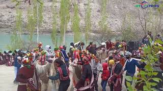 Dance by people of different cultures Leh Ladakh