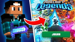 JOGANDO O NOVO MINECRAFT! - Minecraft Legends