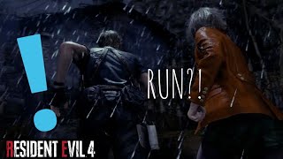 Resident Evil 4 Remake - How long can you run?!