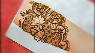 Bridal start-up mehndi design day 5#simplemehndi #mehandi #easymehndi #easyarabic #easymehndidesign