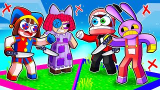 AMAZING DIGITAL CIRCUS BOYS vs GIRLS SKYBLOCK!